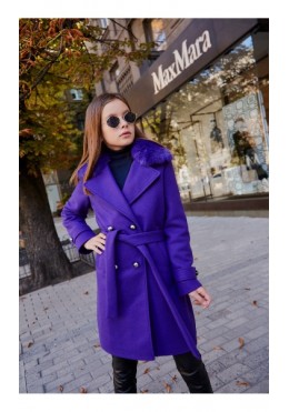 MiliLook пальто Эбби фиолетовое
